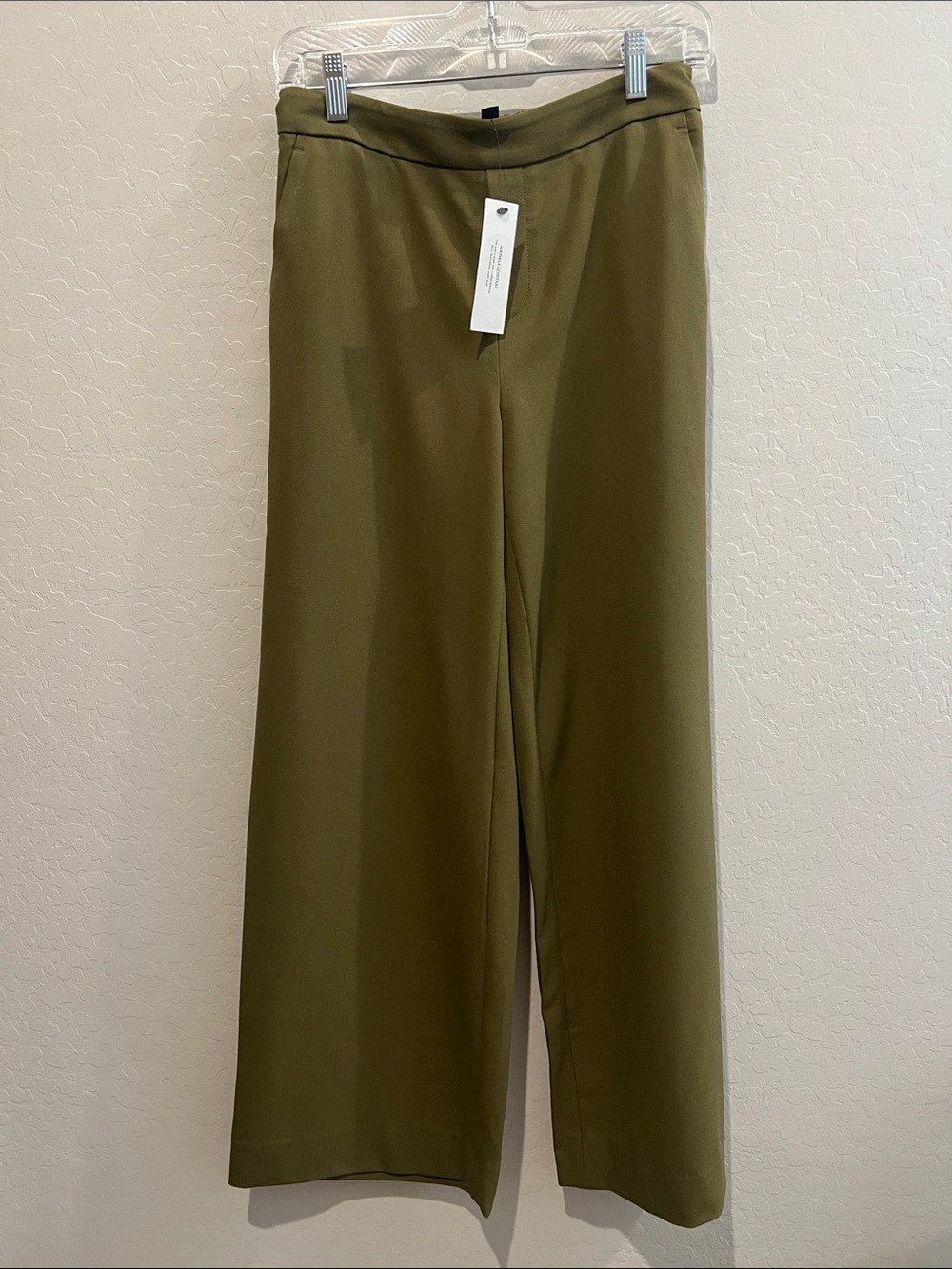 Banana Republic NWT Hayden Wide-Leg Olive Green Women's Pants size 2